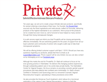 Tablet Screenshot of privaterx.com